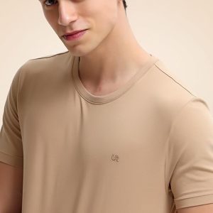 Men's Anti-Stain Casual Solid Round Neck T-Shirt